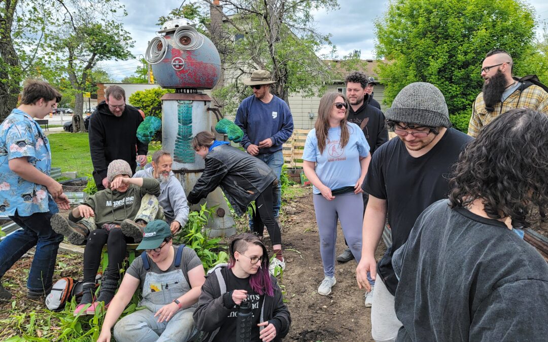 How Six Volunteers and One Very Heavy Sculpture Made The Day